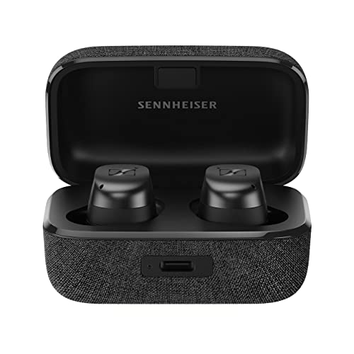 ゼンハイザー Sennheiser ワイヤレスイヤホン bluetooth MOMENTUM True Wireless 3 グラファイト 本社開発高性能シングルダイナミックドライバー 低遅延 aptX Adaptive マルチポイント ノイキャン 外音取込 Bluetooth 5.2 +Class1 途切れにくい Qi充電 通話 国内正規品