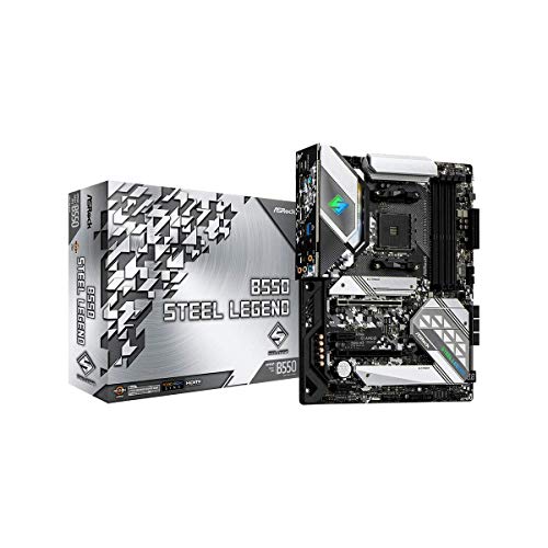 ASRock AMD Ryzen 5000シリーズ(Soket AM4)対応 B550チップセット搭載 ATX マザーボード 国内正規代理店品B550 Steel Legend