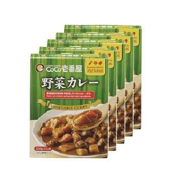 CoCo壱番屋 レトルト野菜カレー（5個入） 220グラム (x 5)