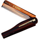 G.B.KENT ハンドメイド 折畳式 ヘアコーム 天然由来 英国王室御用達 20T