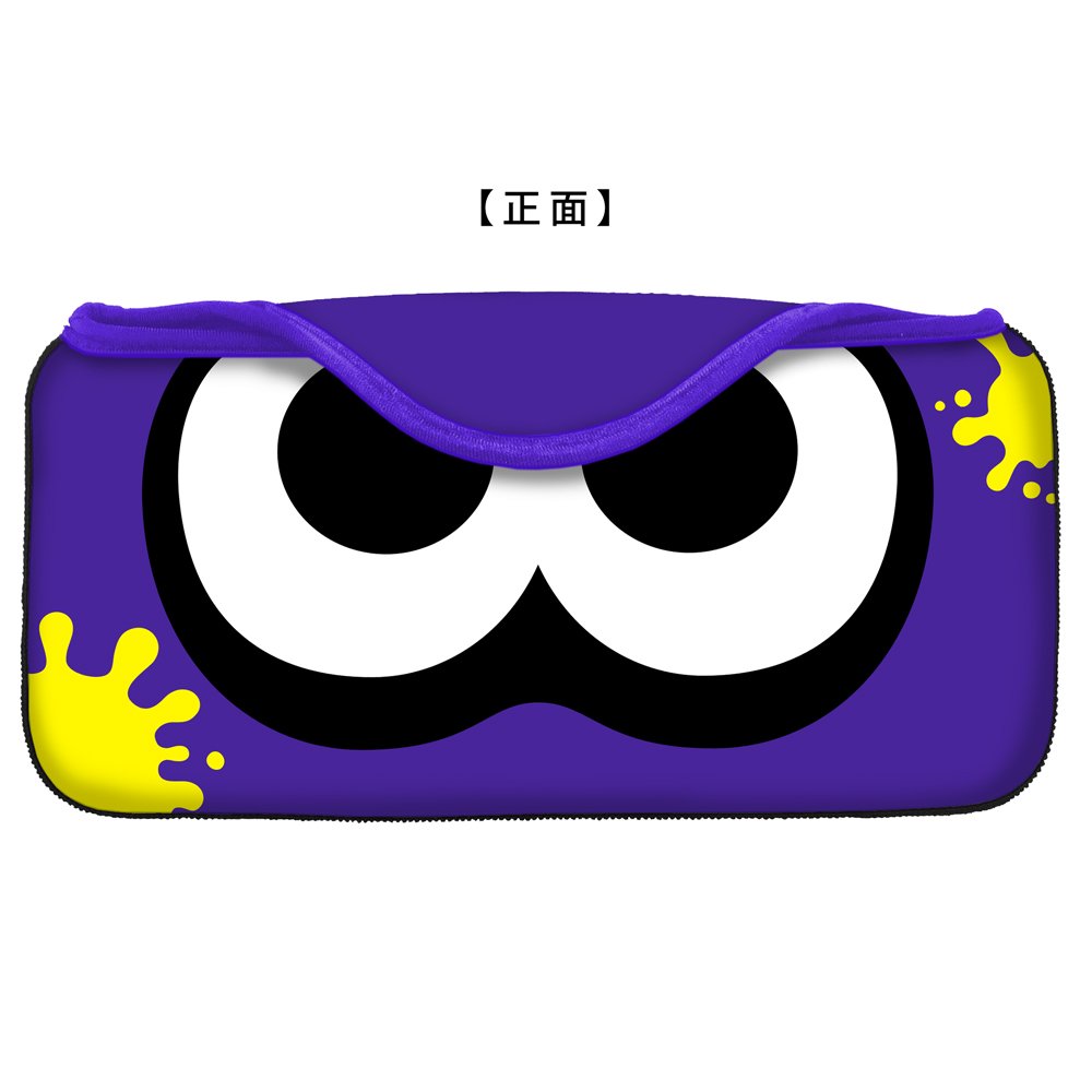QUICK POUCH COLLECTION for Nintendo Switch (splatoon2) イカ:ブライトブルー