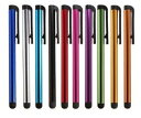 10本セット スマートフォン/iPhone/iPad/Nexus など各種 対応 タッチペン (ブラック、シルバー、ローズ、レット、 パープル、ブルー、ライトブ...