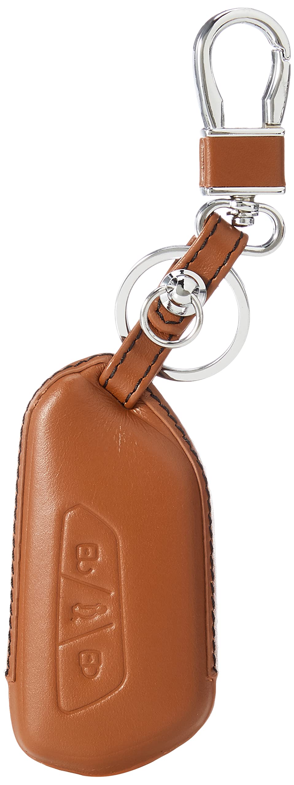core OBJ select Brown Leather Key Cover レザーキーカバーブラウン色 Golf8 LE-GO8-002BB