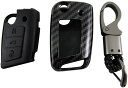 BRIGHTZ ゴルフヴァリアント AUCHP AUCJZ カーボン調スマートキーケース 黒 KEY-CASE-007 AUCJZ AUCHP UC CJZ CHPT JZ HP フォルクスワーゲン VW ゴルフ ヴァリアント ゴルフバリアント バリアント