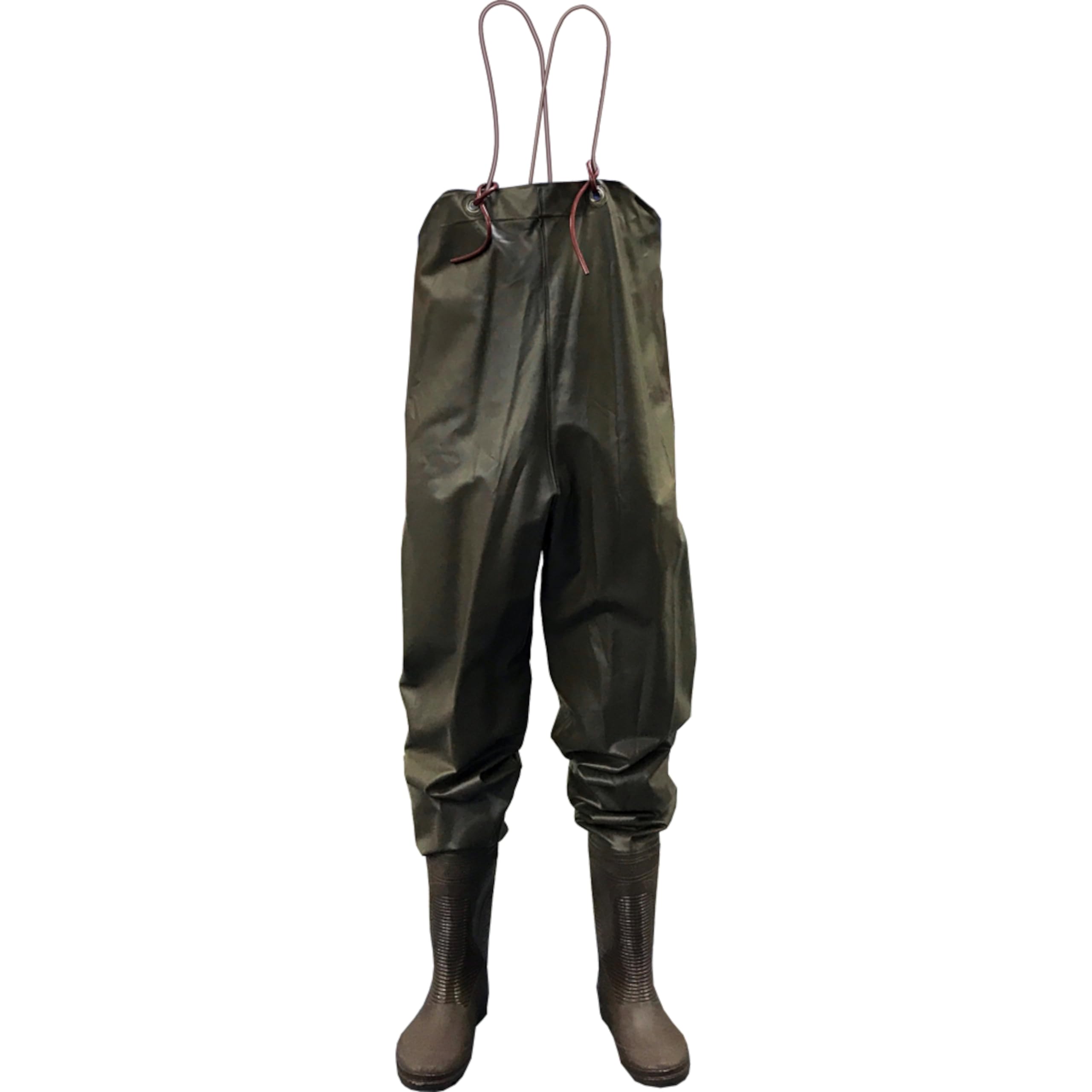 [オカモト] No.80230 PVC 胴付き長靴 ブラウン S/M/L表示 M(25 cm)