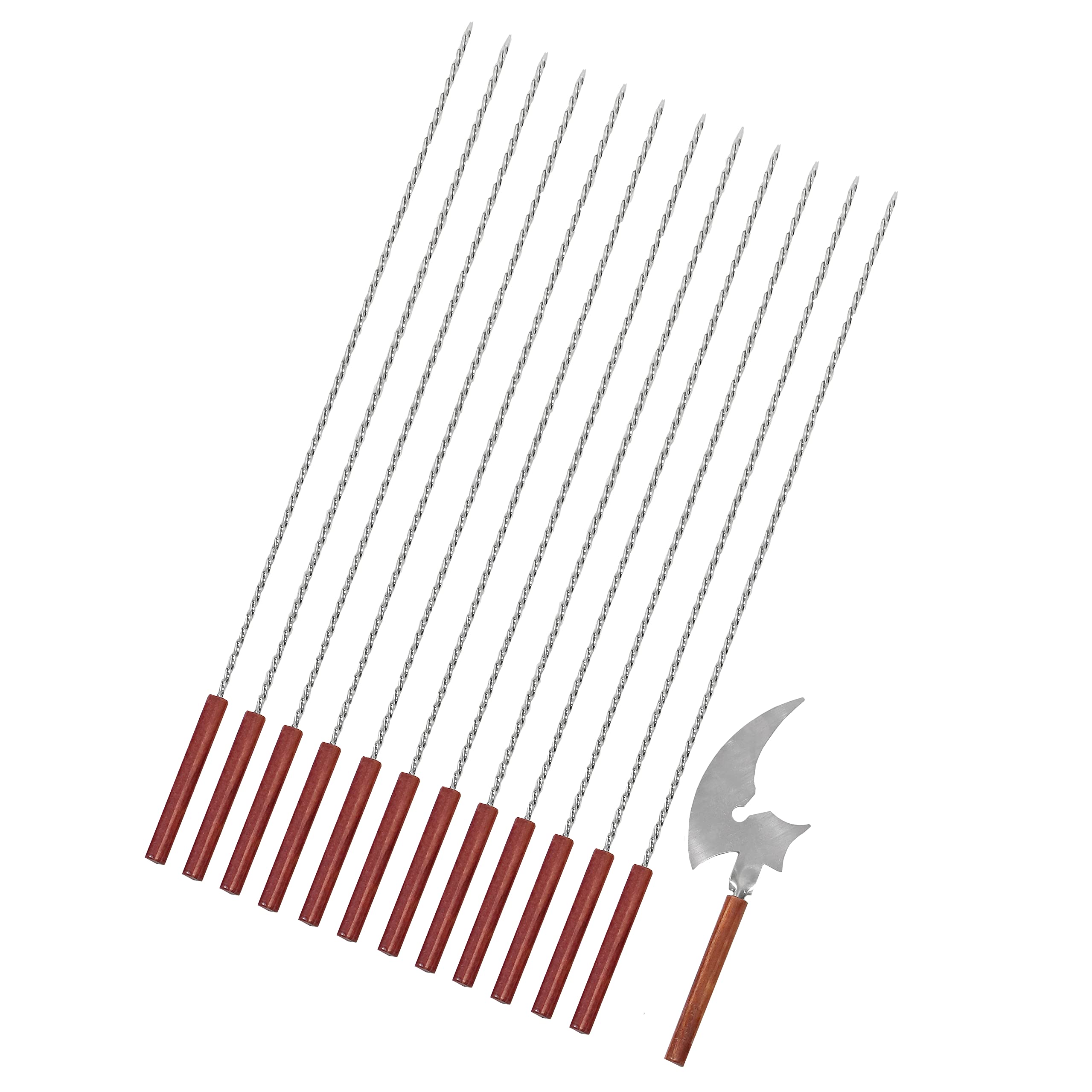 キャプテンスタッグ(CAPTAIN STAG) バーベキュー用 BBQ 串 串抜き 13点セット UG-3500