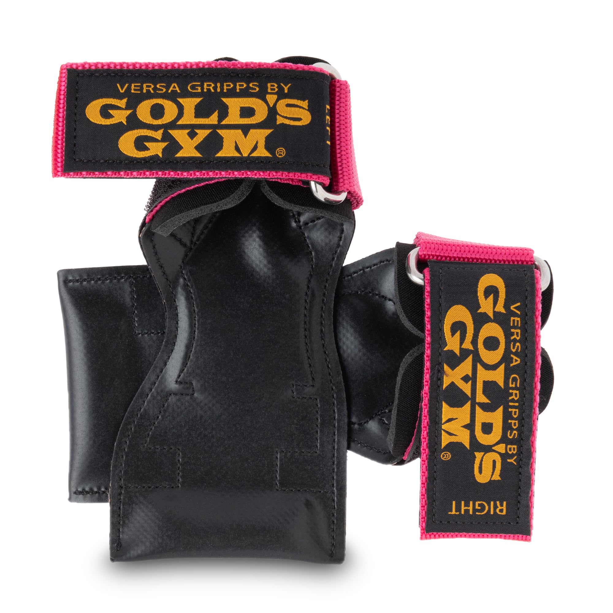 ゴールドジム(GOLD`S GYM) パワーグリップ プロ G3760 女性用XS 黒/ピンク