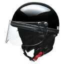 リード工業(LEAD) バイクヘルメット ハーフ HARVE ブラック フリーサイズ HS-2 -