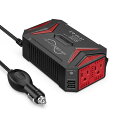 BESTEK 正弦波 インバーター シガーソケット コンセント 300W DC12VをAC100Vに変換 USB2ポート搭載 車載用インバーター カーインバーター 12V車専用 MRZ3010HU