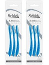まとめ買いSchick(シック) 顔・眉毛用 カミソリ(3本入) ×2個 メンズ Lディスポ ブルー