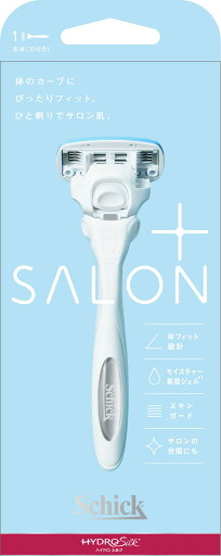 シック Schick ハイドロシルク サロンプラス ホルダー (刃付き) 女性用 カミソリ スキンガード ホワイト 1個 (x 1) シック Schick ハイドロシルク サロンプラス ホルダー (刃付き) 女性用 カミソリ スキンガード ホワイト 1個 (x 1)