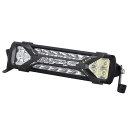 IPF フォグランプ 作業灯 ワークライト LED ライトバー 10インチ ダブル 4600lm(90,000cd) 6000K ホワイト 12V用 爆光 NE...