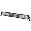 IPF フォグランプ 作業灯 ワークライト LED ライトバー 20インチ ダブル 9500lm(154,000cd) 6000K ホワイト 12V用 爆光 N...