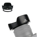 JJC 可逆式 レンズフード ニコン Nikon Nikkor Z 28mm F2.8 SE, 40mm F2 Fujifilm Fujinon XC 15-45mm F3.5-5.6, XF 18mm F2 対応 花形 レンズ 付ける時適用 ニカン キャノン 富士 レンズ保護
