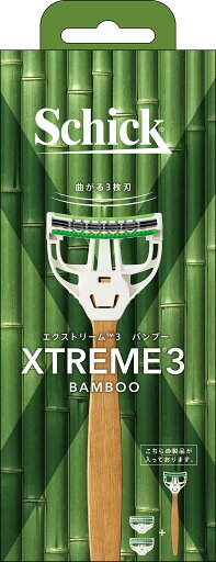 エクストリーム3 バンブー(刃付き+替刃2コ) 髭剃り カミソリ エクストリーム3 バンブー(刃付き+替刃2コ) 髭剃り カミソリ