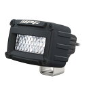 IPF フォグランプ 作業灯 ワークライト LED 2インチ シングル 650lm(460cd) 3200K 電球色 12V用 拡散配光 アウトドア ランタン ...