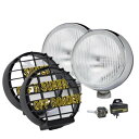 IPF フォグランプ ハロゲン H3 丸形 直径200mm 3200K 純正色 24V用 2個セット フォグ配光 クリアレンズ ブラックボディ オフロード S-...