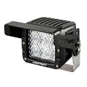 IPF フォグランプ 作業灯 ワークライト LED 2インチ 角型 2200lm(1,600cd) 6000K 白色光 12V用 拡散配光 642WL-1