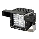 IPF フォグランプ 作業灯 ワークライト LED 2インチ 角型 2200lm(1,600cd) 6000K 白色光 24V用 拡散配光 642WL-2