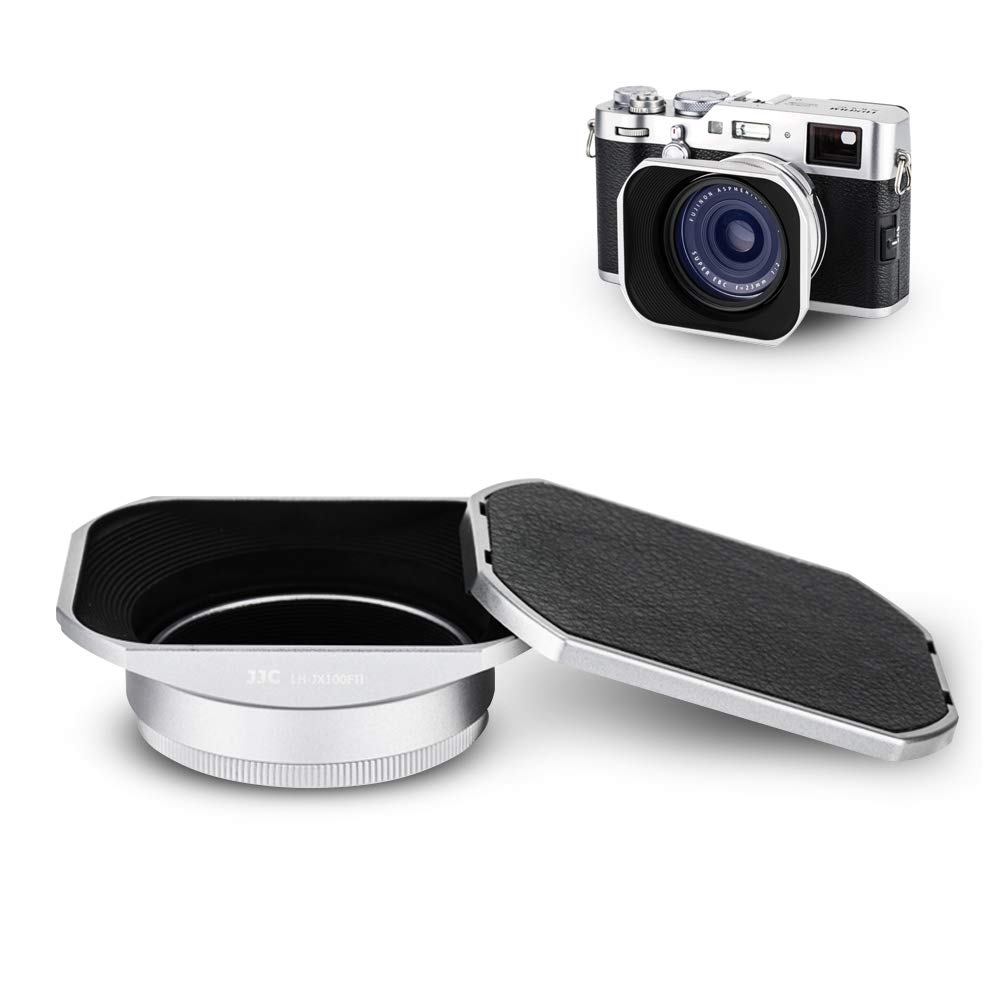 JJC メタル 正方形 レンズフード + フ