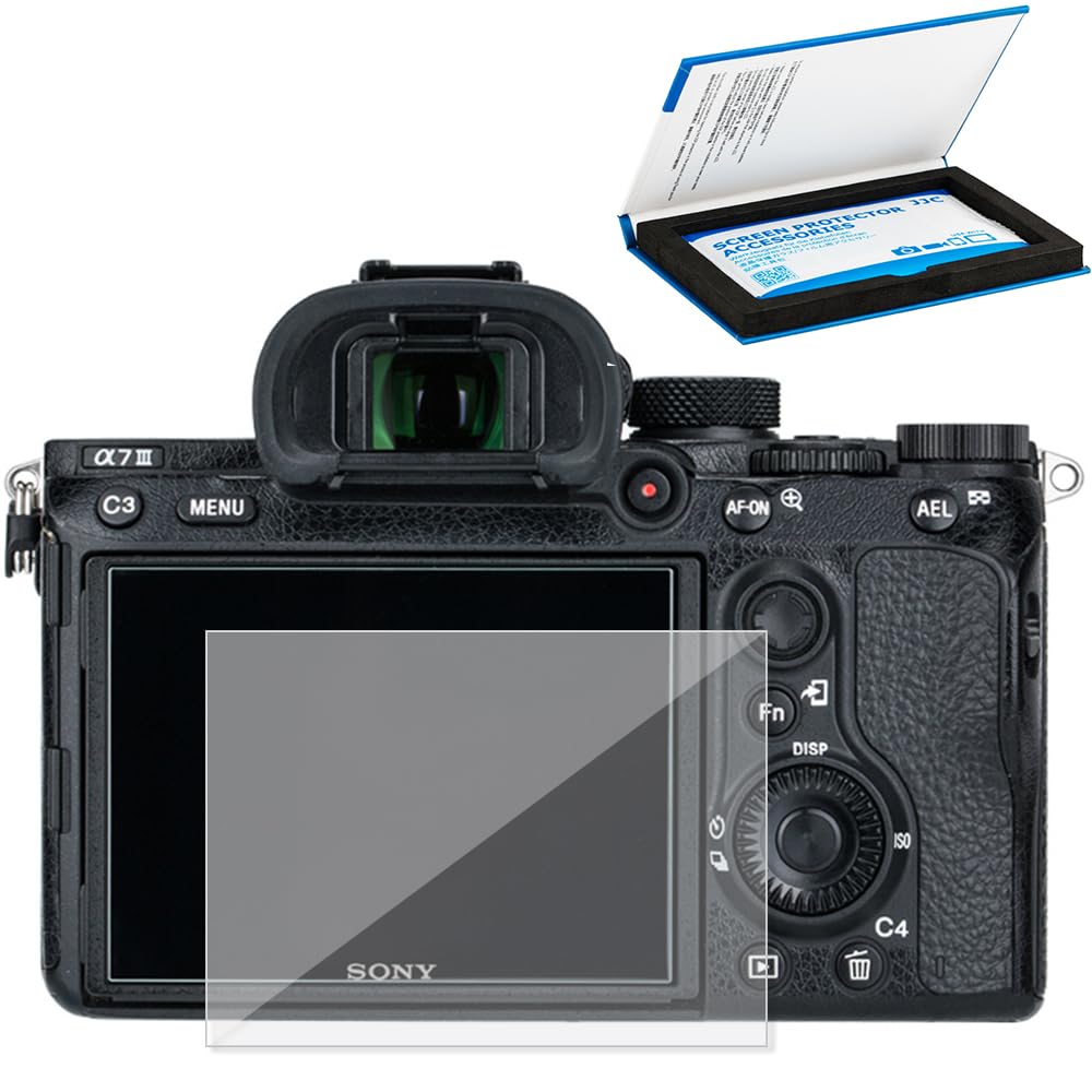 JJC Leica Q2専用液晶保護ガラス強化ガラス Leica Q2リモコン用 フィルム 保護フィルム サブモニター用 高硬度9H 0.3mm厚ガラス 撥水 撥油 撥指紋 ラウンドエッジ 透明 (ライカQ2専用)