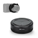 Sony ZV-1 / ZV-1 II 専用JJC オートレンズキャップ ソニー Sony ZV-1 / ZV-1 II ZV-1 Mark II 対応 自動開閉レンズキャップ レンズ保護 レンズカバー 防塵 耐スクラッチ ブラック