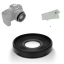 JJC EW-55 レンズフード ねじ込む式 フード Canon RF 28mm F2.8 STM レンズ 用 キヤノン Canon EOS R RP R5 R8 R6 R6II などカメラ に対応 EW-55 レンズフード 互換