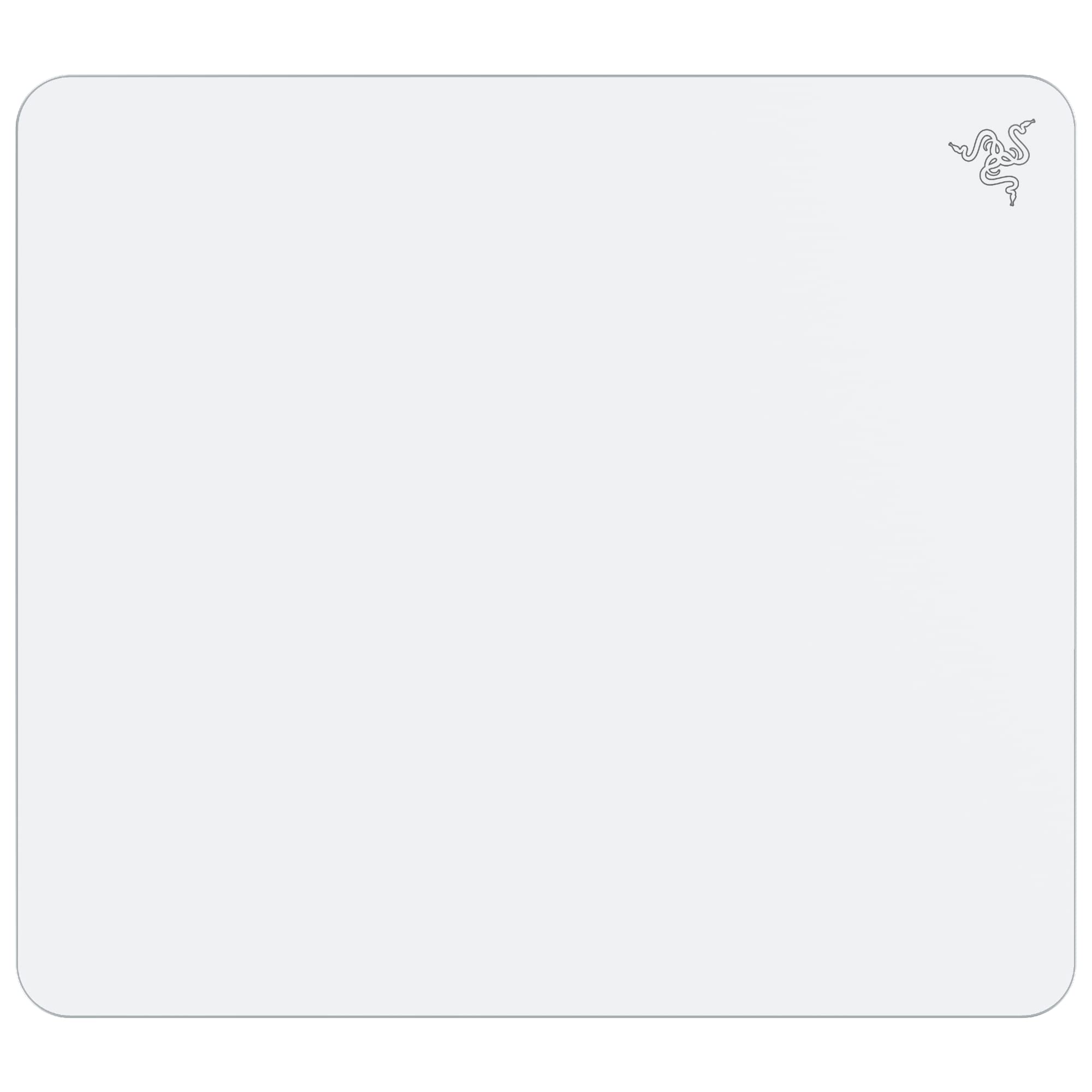 Razer レイザー Atlas White Edition 抵抗感を感じることなくマウス操作を行えるガラス製ゲーミングマ..