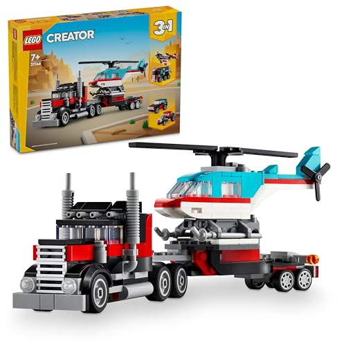 レゴ(LEGO) クリエイター ヘリコプターをのせたトラック おもちゃ 玩具 プレゼント ブロック 男の子 女..