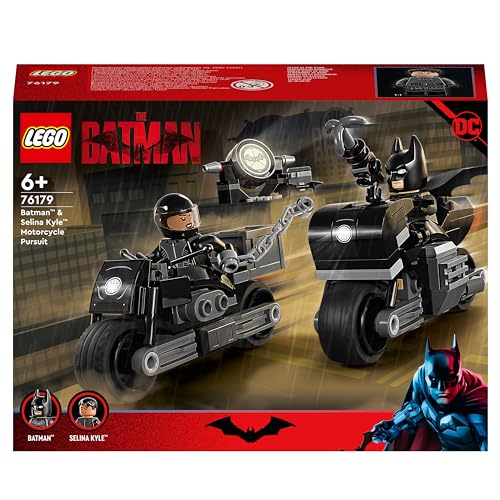戦隊おもちゃ レゴ(LEGO) スーパー・ヒーローズ バットマン(TM)＆セリーナ・カイル(TM) オートバイチェイス 76179 おもちゃ ブロック プレゼント スーパーヒーロー アメコミ 乗り物 のりもの 戦隊ヒーロー 男の子 6歳以上