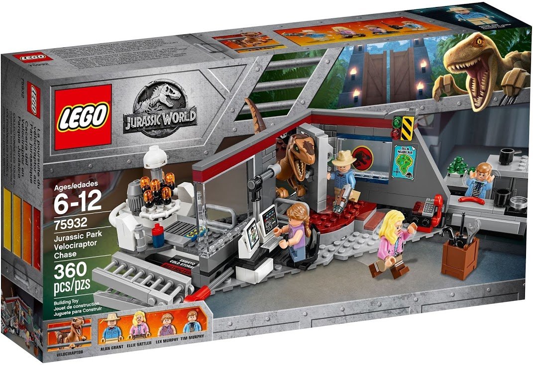 レゴ（LEGO）ジュラシック ワールド ジュラシックパークのラプターチェイス 75932