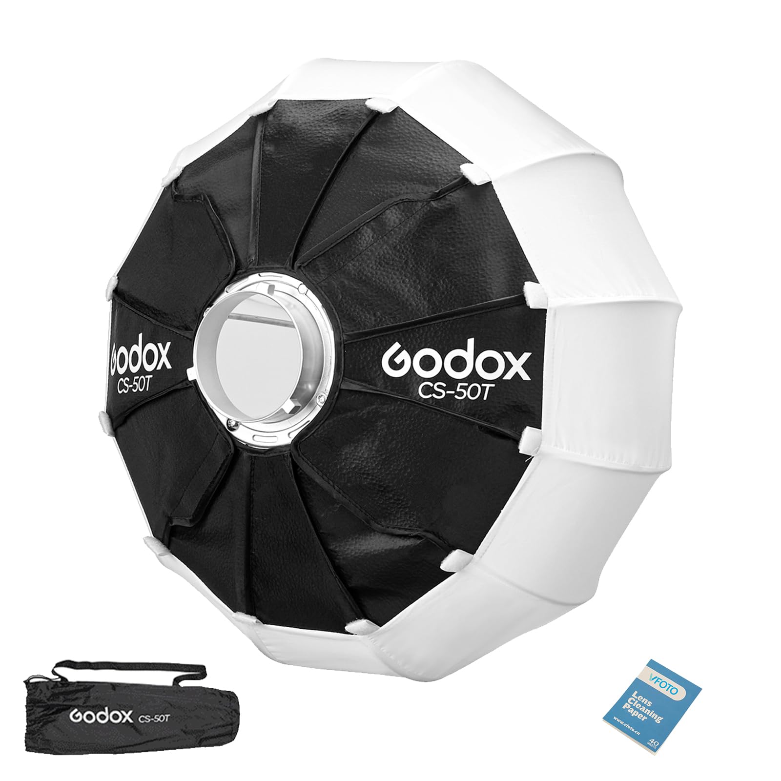 GODOX CS-50T 󥿥󥽥եȥܥå 50cm ݷ ϶ ߷եȥܥå 󥹥ƥåץå꡼ 270饤ȥǥե塼 餫Ȣ ޤꤿ߼ ǼХåդ Bowensޥ ɥå MS200-V MS300-V SK400II-V DP400III-V DP600III-V SL60W SL60IIBi