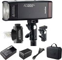 Godox正規代理Godox AD200Pro ポケットフラッシュ フラッシュヘッド付き スピードライト/裸電球 GN52 GN60 2.4G 1 / 8000...