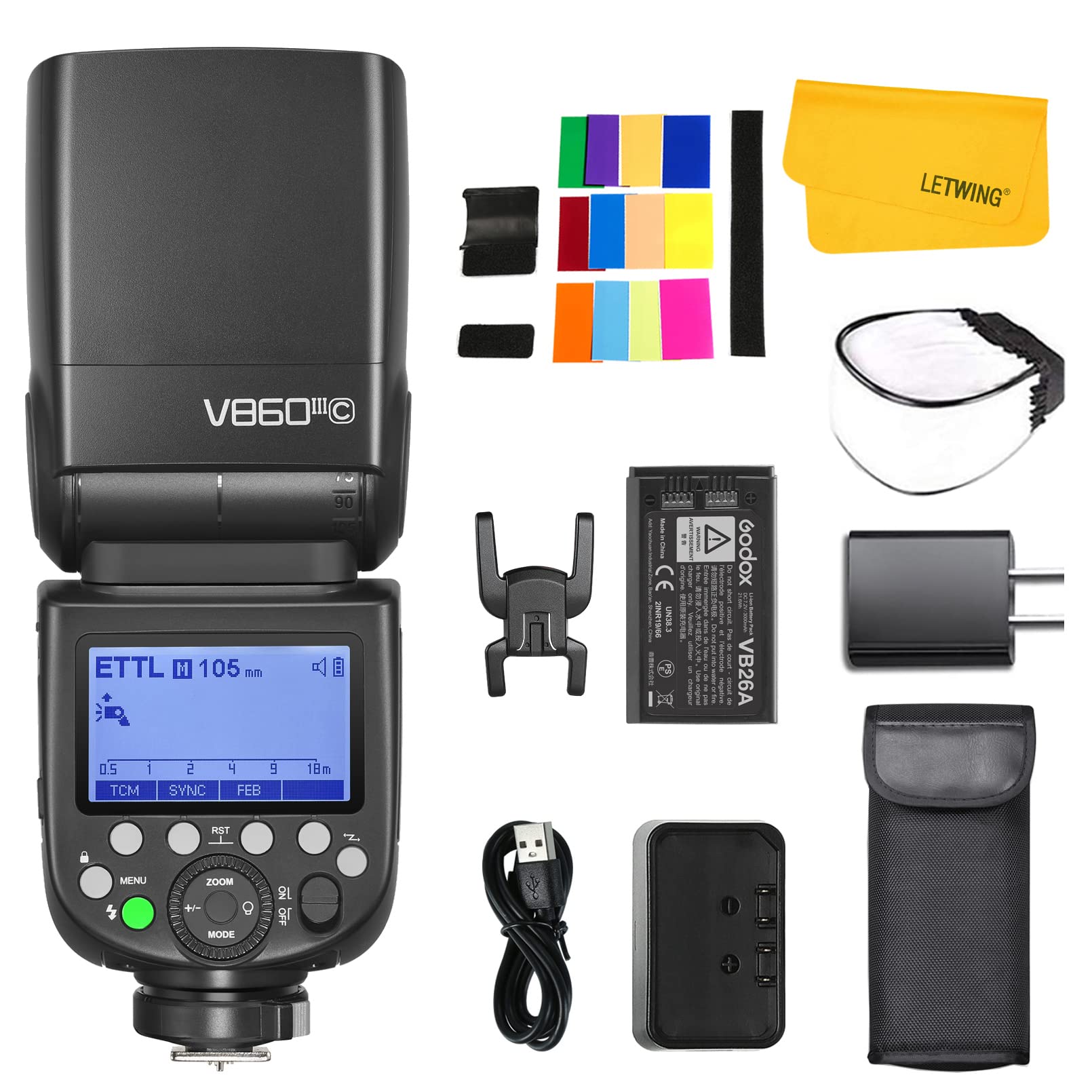 Godox V860III-C V860IIIC TTL  եå ȥ 2.4G HSS 1/8000s ӥȥ ԡɥ饤 Canonб
