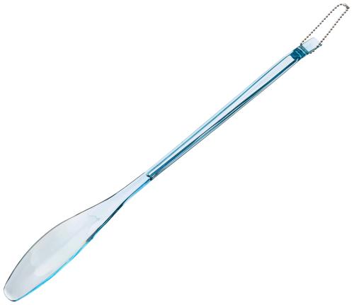 [アクティカ] 靴べら 807 グラスクリア長ヘラ ブルー 570mm