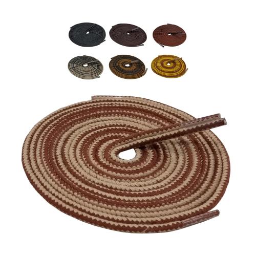 [アクティカ] 日本製 ワークシューズ用靴ひも 140cm (茶/ベージュ)