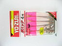 ヨーヅリ(YO-ZURI) スッテ: 浮スッテ カン TY2布巻5本入 4.0 P2: ピンクボディ×ピンク×白