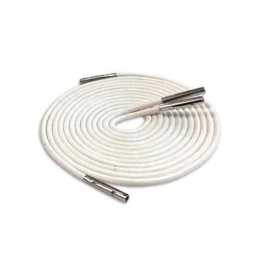 [アクティカ] 靴ひも 革靴 ブーツ レースアップシューズメタルチップシューレース 75cm 120cm 日本製 メタルチップ キナリシルバー