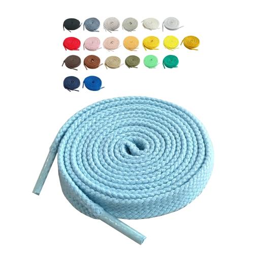 [アクティカ] スニーカー シューレース 靴ひも 石目平 90-200cm 幅が選べる6mm8mm2タイプ6-10穴以上対応 しっかりとした石目織靴 日本製 石目シリーズ サックス 120cm