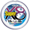 DUEL (デュエル) PEライン 釣り糸 HARDCORE スーパー X8 ライン 釣りライン 釣具 高強度 高感度 0.6号 300m 5色 H4320-5...