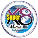 DUEL (デュエル) PEライン 釣り糸 HARDCORE スーパー X8 ライン 釣りライン 釣具 高強度 高感度 4.0号 300m 5色 H4328-5...