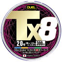 DUEL(デュエル) PEライン 釣り糸 Tx8 ライン 釣りライン 釣具 高強度 高感度 強さ長持ち2.0号300m5COLOR 5色マーキング