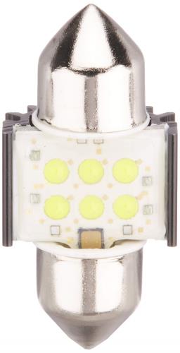 IPF �롼����� LED ���� T10��31 T10��28 100lm 6000K �ۥ磻�� 12V�� 1���� COB ��ȯ�� 306R