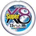 DUEL(デュエル) PEライン 釣り糸 HARDCORE スーパー X8 ライン 釣りライン 釣具 高強度 高感度 2.5号 300m 5色 H4326-5C