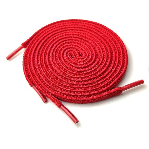 [アクティカ] スニーカー ほどかずに脱げる 伸びるスニーカーシューレース 靴ひも ゴムタイプ 日本製 スニーカーゴムひも レッド 120cm幅6mm
