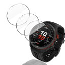 3枚セット 日本旭硝子製 用 Garmin Approach S70 ガラスフィルム 3枚 スマートウォッチ 用 ガーミンApproach S70 47MM 強...