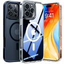 極限耐黄変クリア・Magsafe対応TORRAS iPhone 16 Pro Max 用 ケース クリア カメラコントロール対応 マグネット搭載 黄ばみなし ワイヤレス充電 耐衝撃 6.9インチ 透明