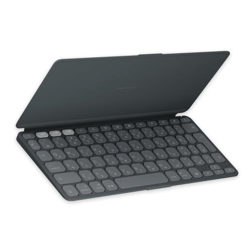 ロジクール KEYS TO GO 2 for iPad ワイヤレス キーボード iK1043GRA 薄型 軽量 222g Bluetooth ワイヤレスキーボード 無線 Easy-Switch 日本語配列 電池寿命36ケ月 Mac iPad iOS iK1043 グラファイト 国内正規品