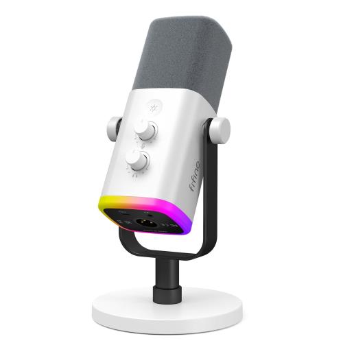 FIFINE USB/XLRスタンドアロンマイク テレワーク ストリーマー ゲーマー コンテンツクリエイター向け ..