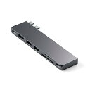 Satechi USB-C Pro ハブ スリム (スペースグレイ) ...(2)